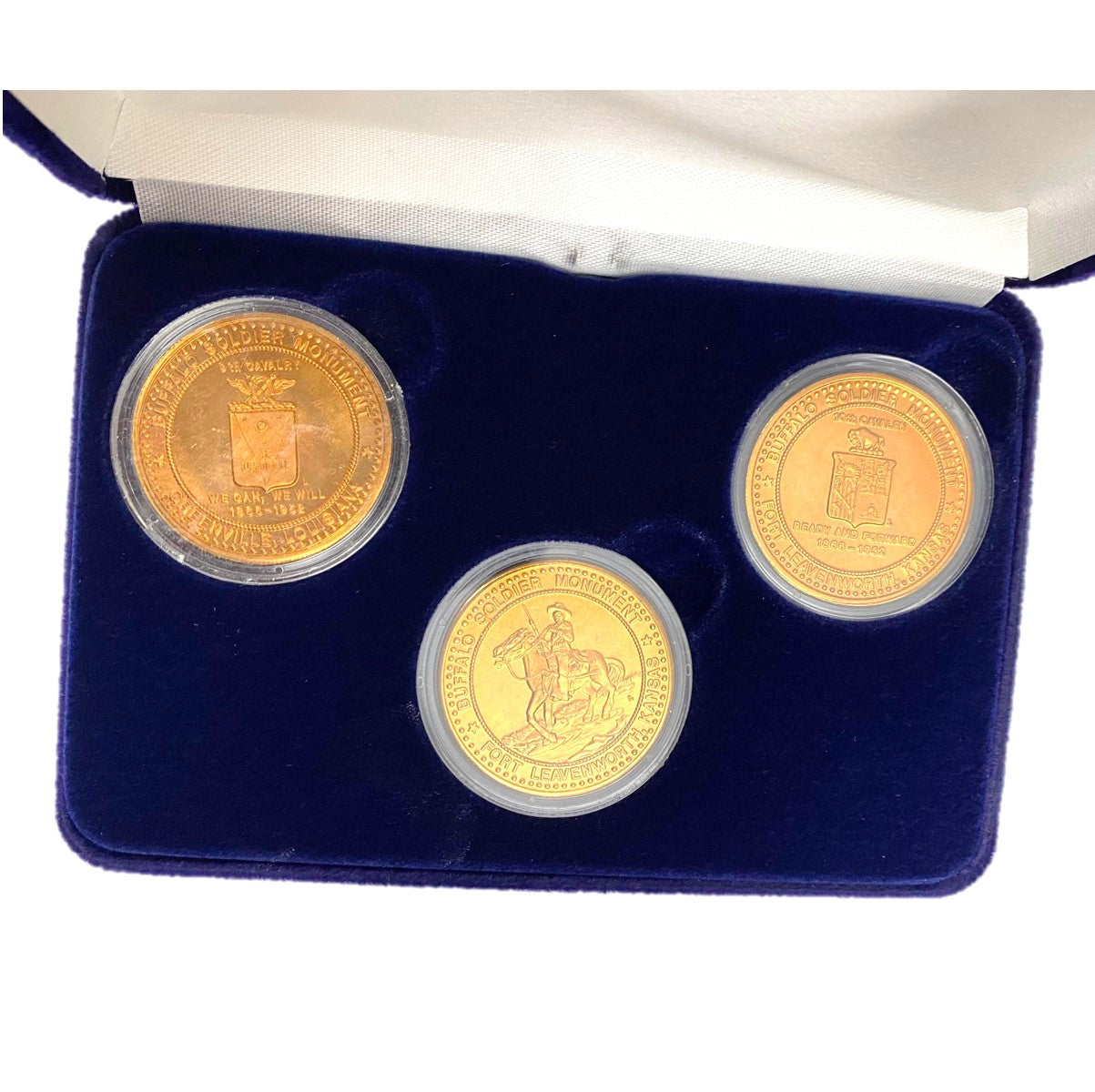Buffalo Soldier Coin Trio