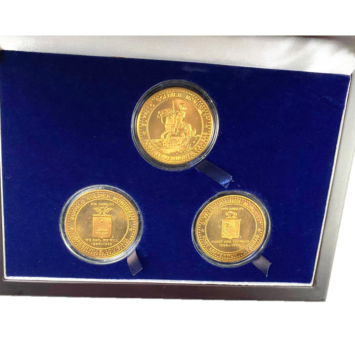 Buffalo Soldier Coin Trio