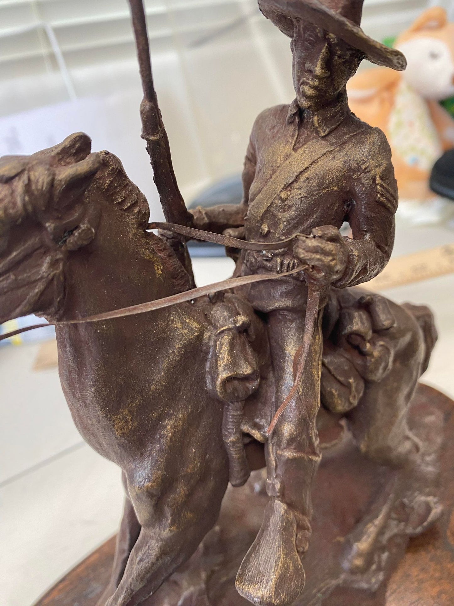 STATUE - Buffalo Soldier