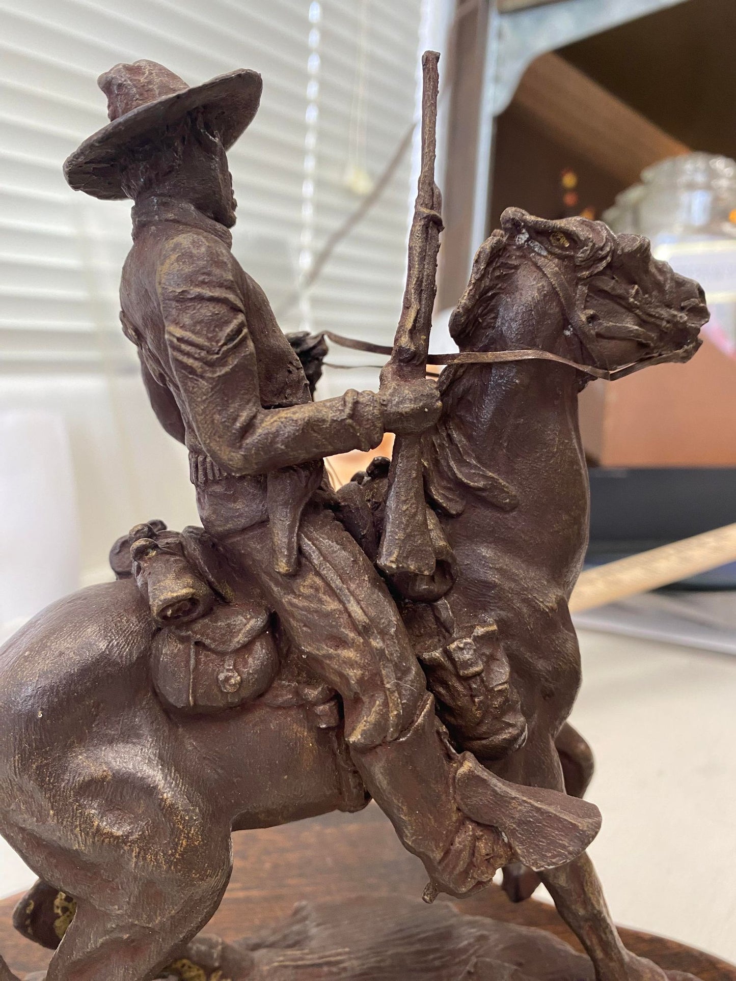 STATUE - Buffalo Soldier