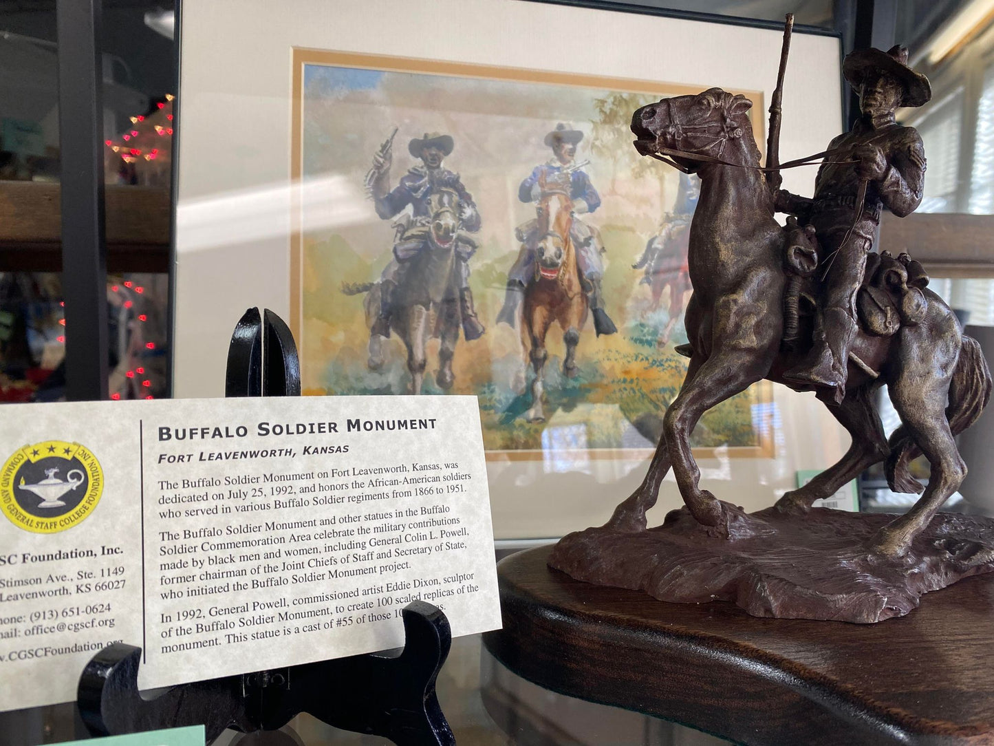 STATUE - Buffalo Soldier