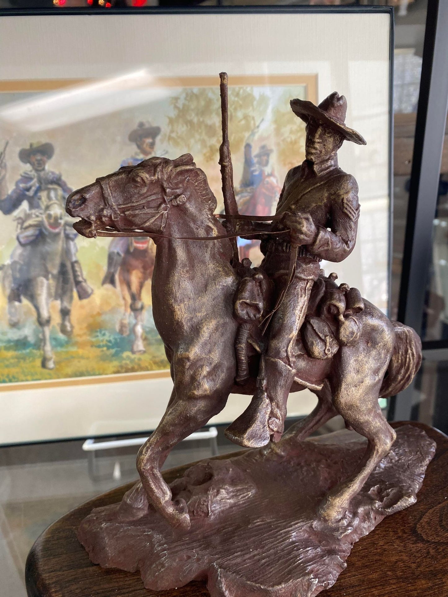 STATUE - Buffalo Soldier