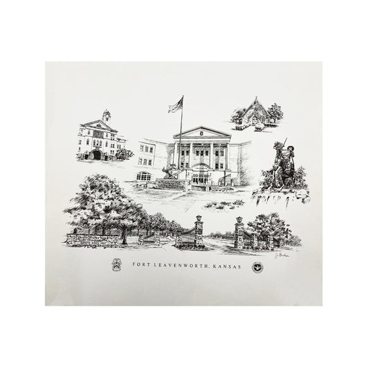 PRINT - Fort Leavenworth Collage
