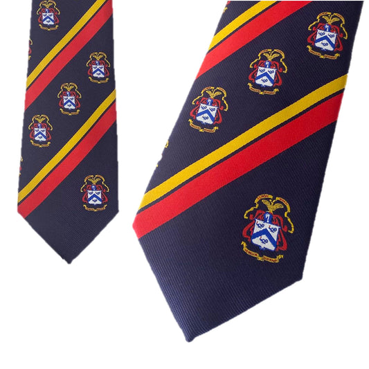 Tie - Multi Crest - Navy
