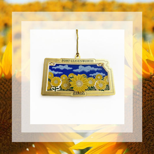 Kansas Sunflower Ornament