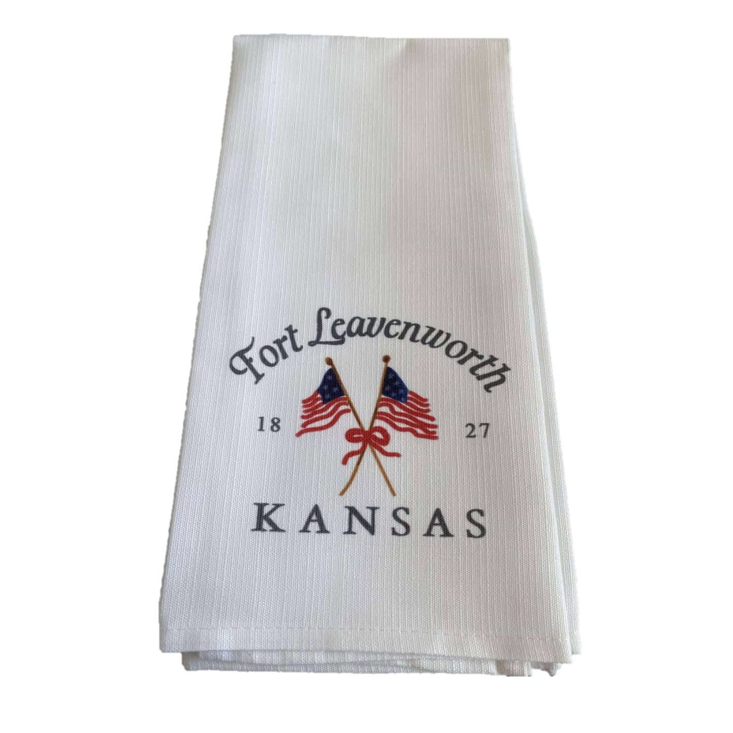 Tea Towel - Fort Leavenworth - Flags