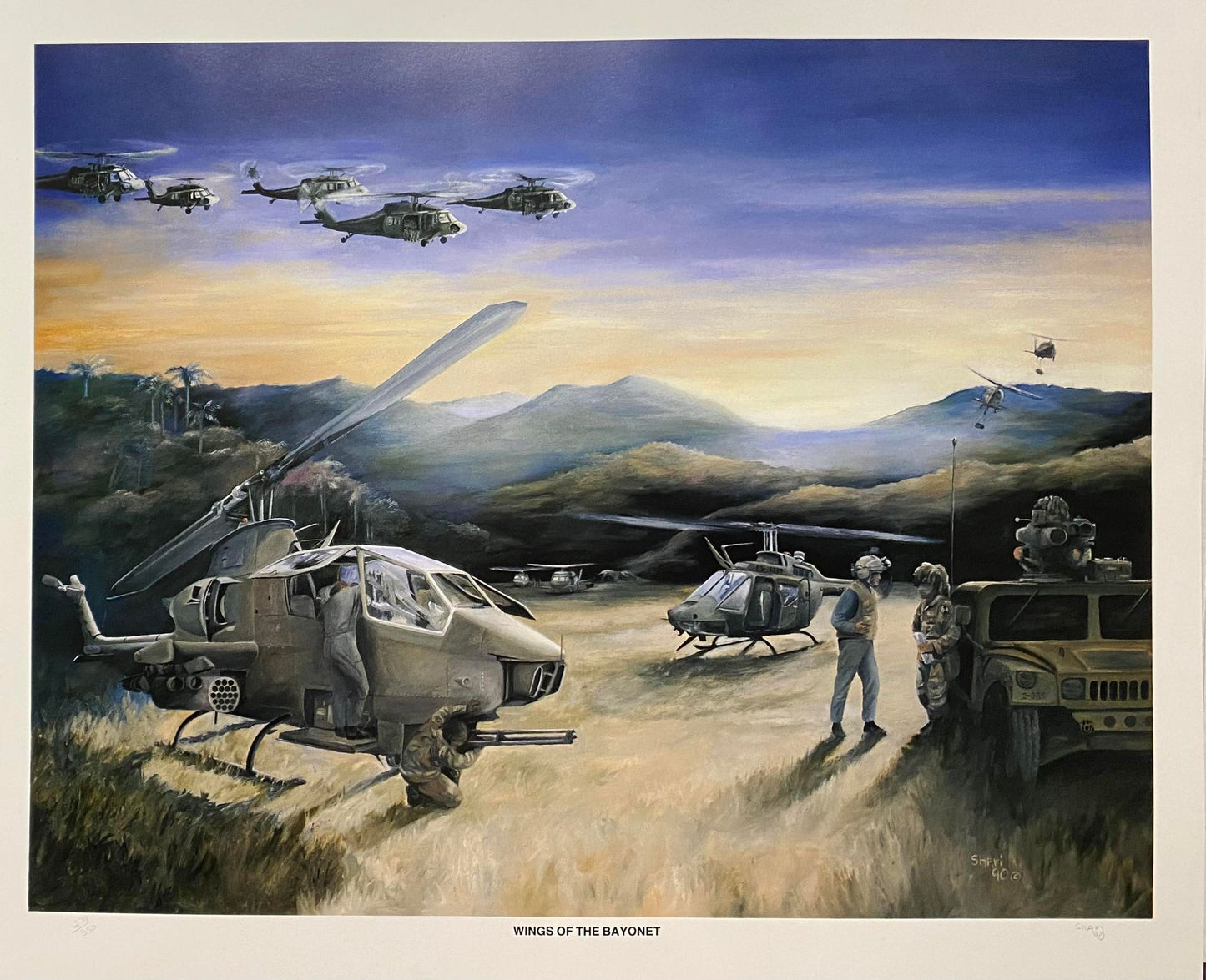 PRINT - Wings of the Bayonet