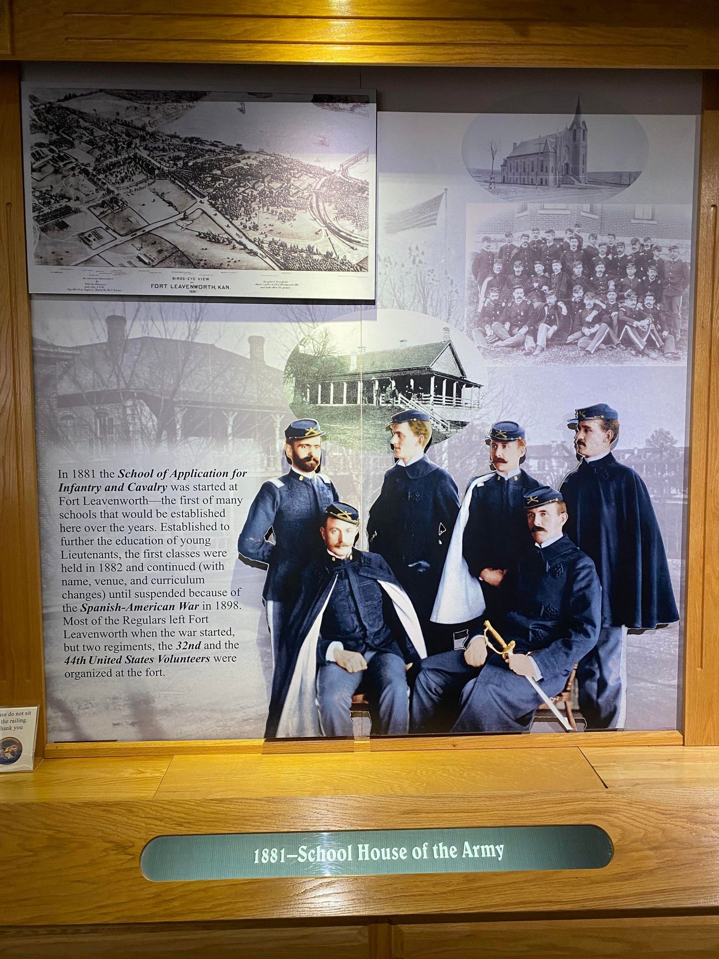 PRINT - Birds Eye View of Fort Leavenworth