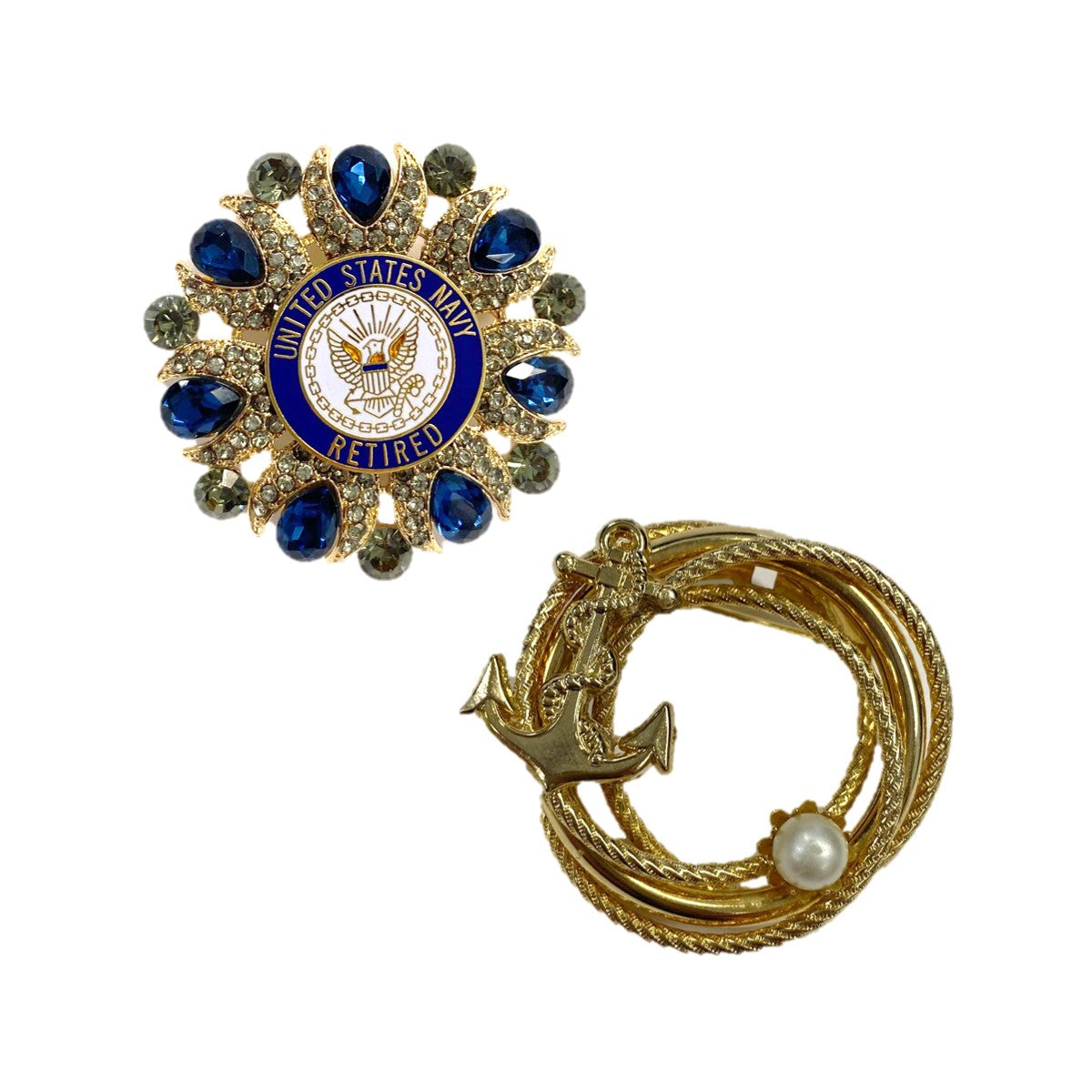 Brooches - Navy Themes