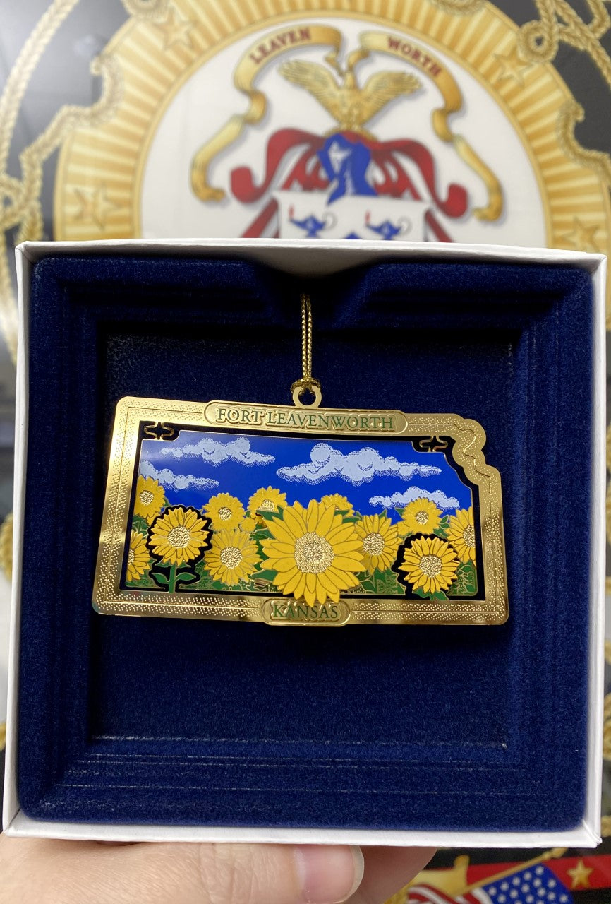 Kansas Sunflower Ornament