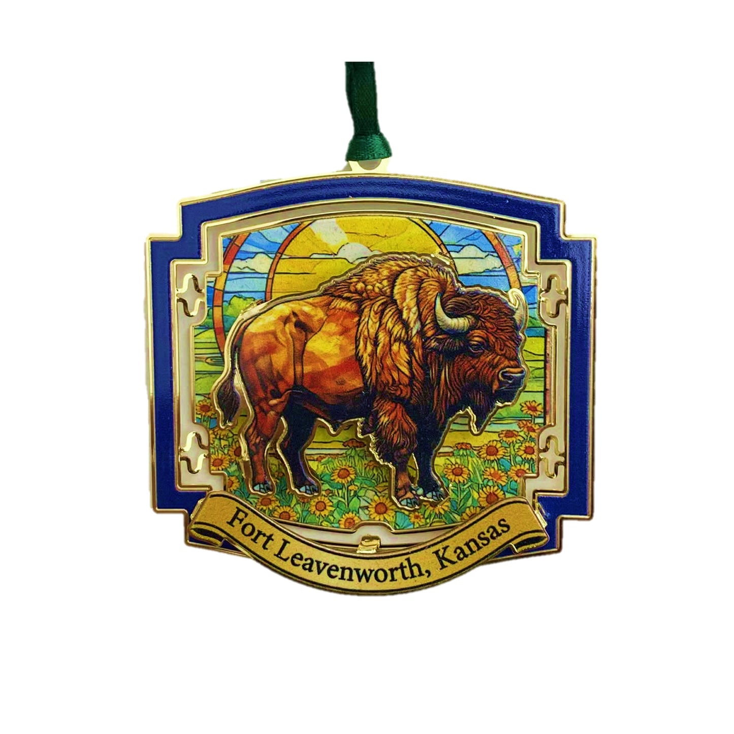 Kansas Buffalo Ornament